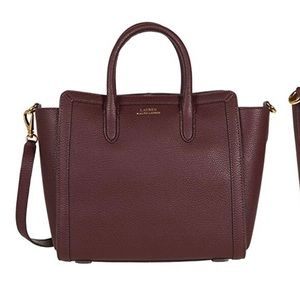 LAUREN Ralph Lauren Pebbled Leather Medium Tyler Tote